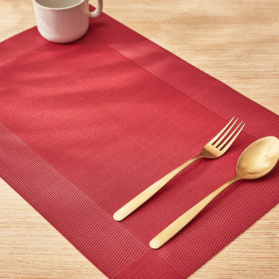 Eden Solid Set of 6 PVC Placemats