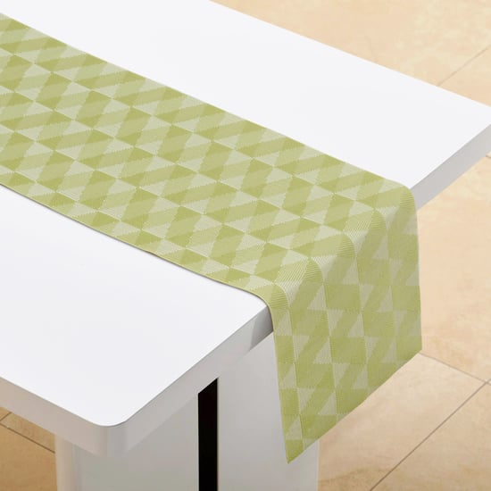 Eden Geometric PVC Table Runner