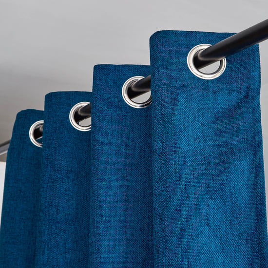 Moda 1Pc Chenille Room Darkening Window Curtain