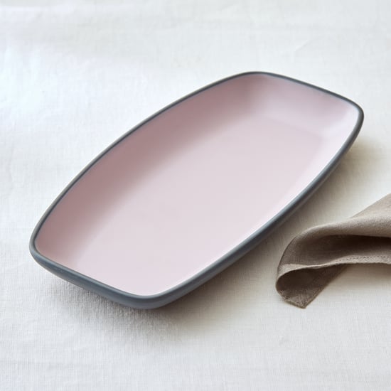 Soulful Pastels Double Melamine Deep Serving Platter - 27.5x14x3.5cm