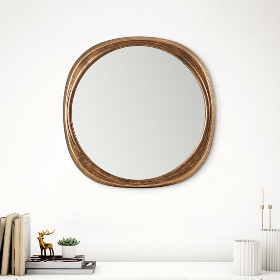 Corsica Reflection Round Wall Mirror - 40cm