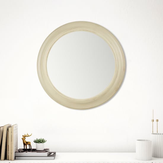 Corsica Reflection Round Wall Mirror - 46cm