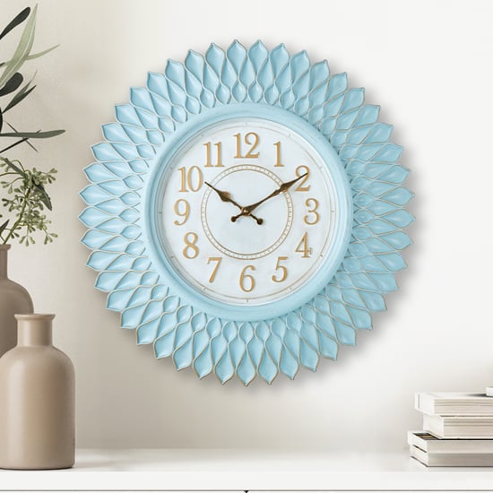 Corsica Fortune Glass Wall Clock - 54cm