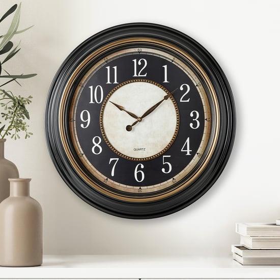 Corsica Fortune Glass Wall Clock - 58cm