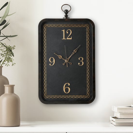 Corsica Fortune Glass Wall Clock - 31x47cm