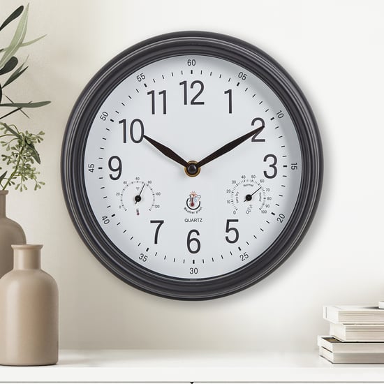 Corsica Fortune Glass Wall Clock -23cm