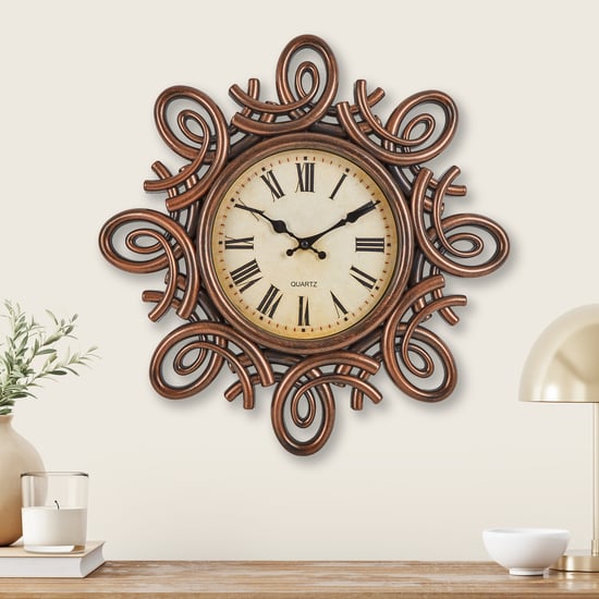 Corsica Fortune Glass Wall Clock - 45cm