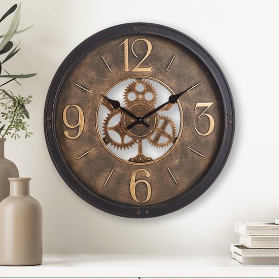 Corsica Fortune Glass Wall Clock - 50cm