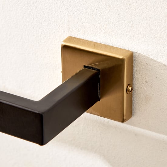 Aubree Raven Metal Towel Bar