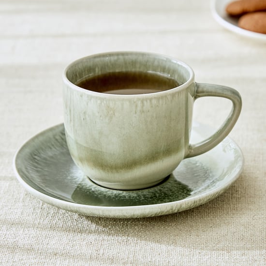 Cadenza Stoneware Cup and Saucer - 160ml