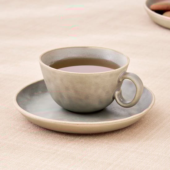 Natura Stoneware Cup and Saucer - 150ml
