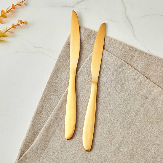 Glister Arely Set of 2 Stainless Steel Dessert Knives