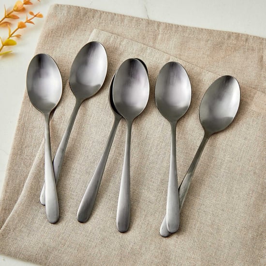 Glister Austere Set of 6 Stainless Steel Baby Spoons