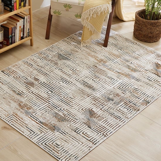 Zephyr Camden Geometric Woven Carpet - 180x120cm