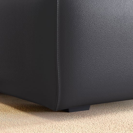 Mills Half Leather 1-Seater Armless Sofa