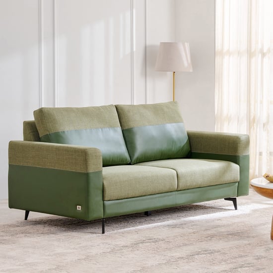 Andes Fabric 3-Seater Sofa - Green