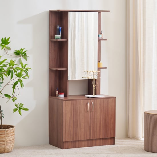 Helios Alton Kyle Dresser Mirror - Walnut