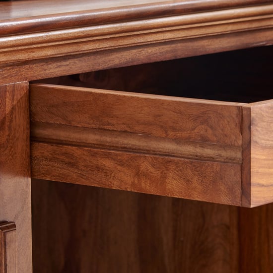 Helios Kian Sheesham Wood Study Desk - Brown