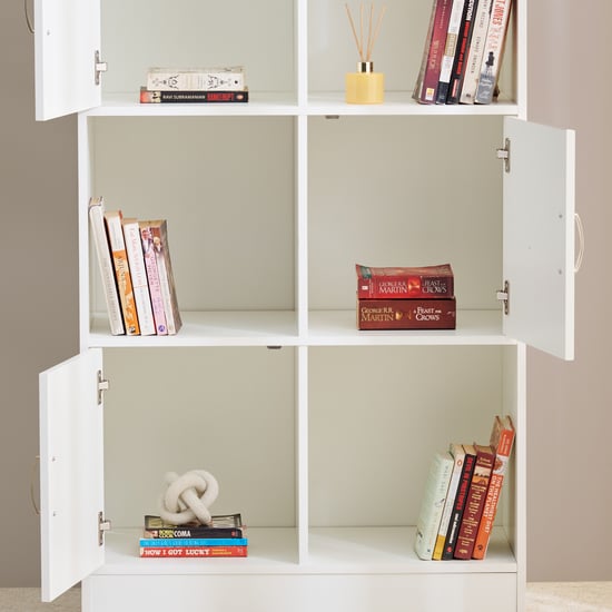 Helios Alton Milner 4-Tier Book Shelf - White