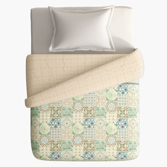 PORTICO Mosaic Cotton Printed Single Comforter