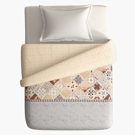 PORTICO Mosaic Cotton Printed Single Comforter