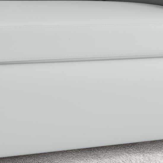 Alpine Half Leather 4-Seater Corner Sofa - Grey