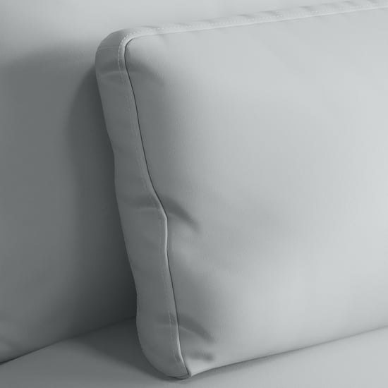 Alpine Half Leather 4-Seater Corner Sofa - Grey