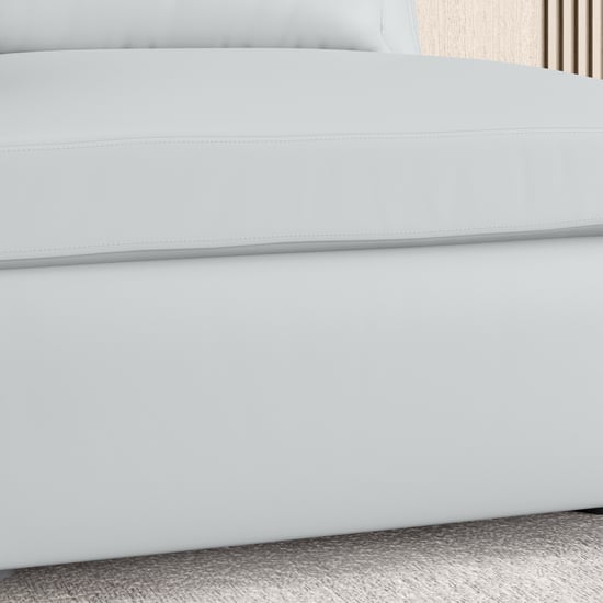 Alpine Half Leather 4-Seater Corner Sofa - Grey
