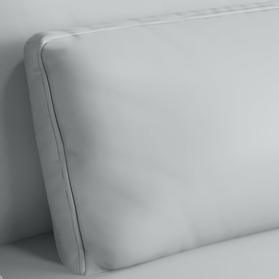 Alpine Half Leather 4-Seater Corner Sofa - Grey