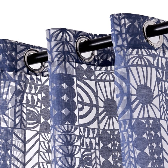 Chanderi Mayfly Set of 2 Sheer Door Curtains