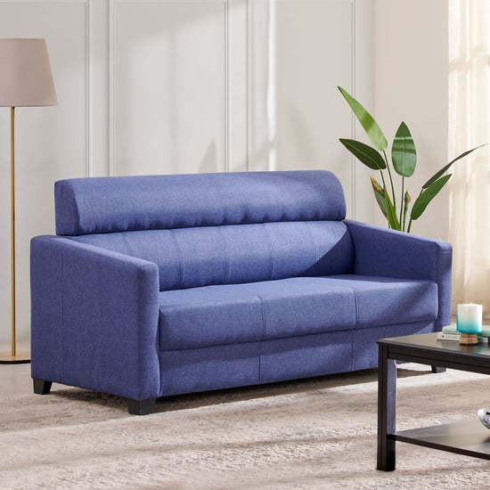 Helios Lazio NXT Fabric 3-Seater Sofa - Blue