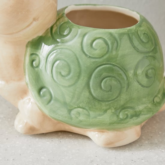 Gloria Seasons Ceramic Turtle Planter