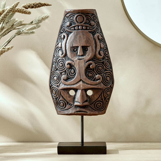 Toltec Liam Polyresin Mask Table Accent