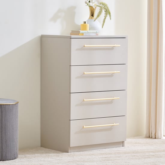 Dante Chest of 4 Drawers - Grey