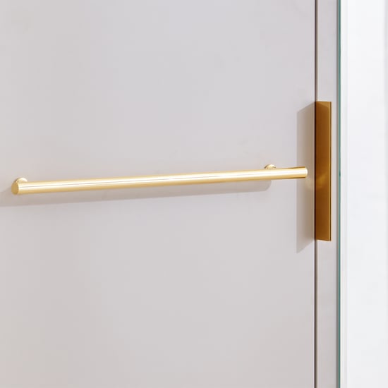 Dante 4-Door Wardrobe with Mirrors - Grey