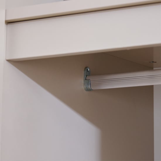 Dante 4-Door Wardrobe with Mirrors - Grey