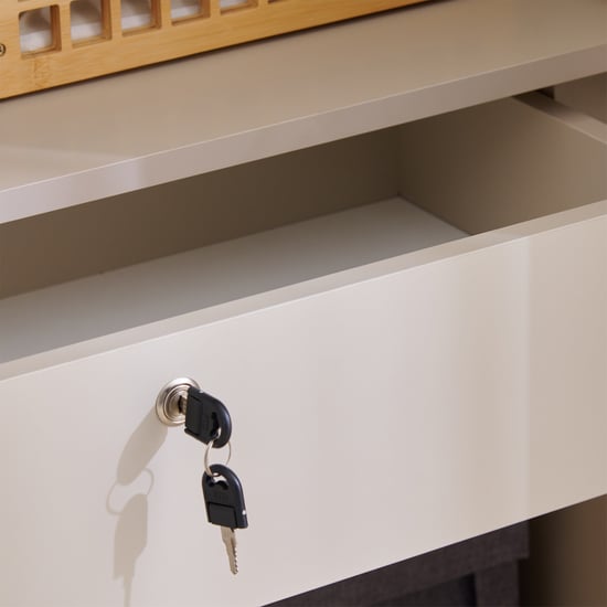 Dante 4-Door Wardrobe with Mirrors - Grey