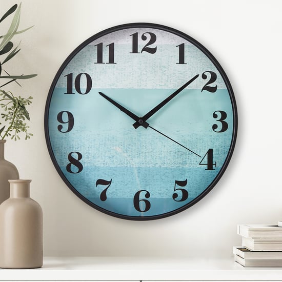 Corsica Casablanca Glass Wall Clock - 31.5cm