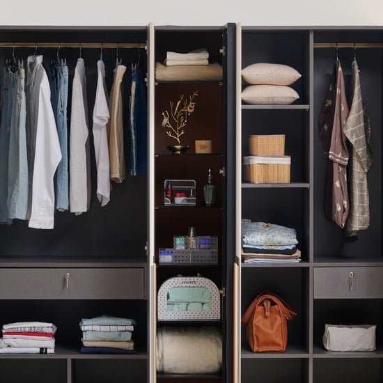 Tiffany 4-Door Wardrobe - Beige