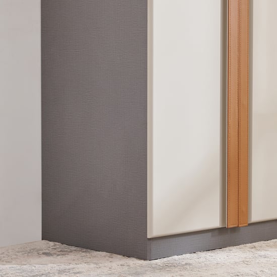 Tiffany 4-Door Wardrobe - Beige