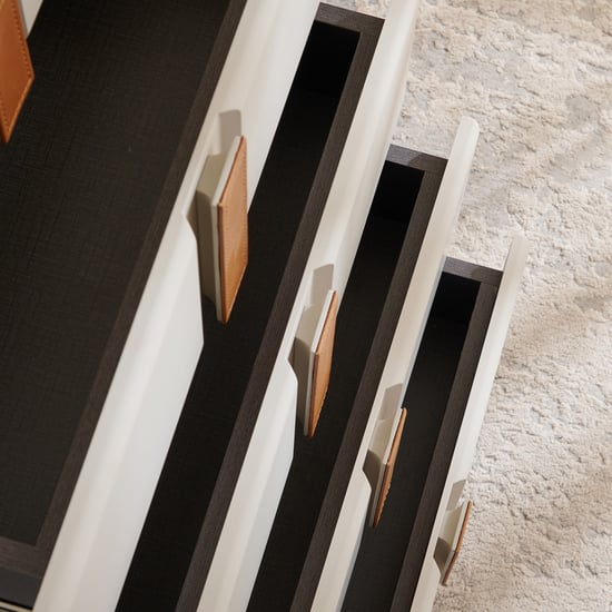 Tiffany Chest of 5 Drawers - Beige