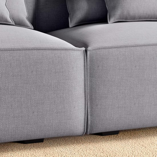 Mills Fabric 3-Seater Sofa