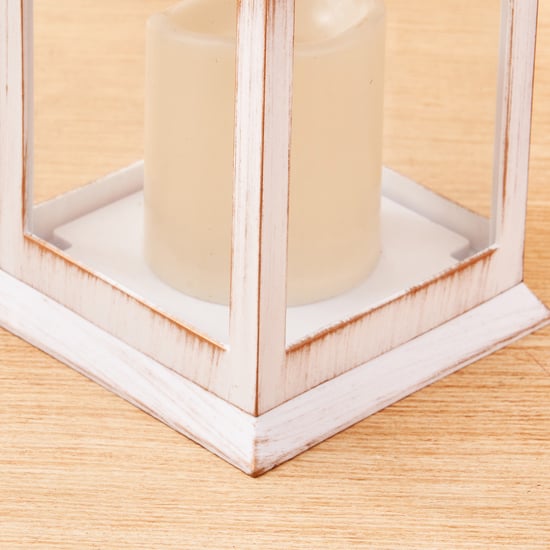 Pegasus Duke Glass Lantern with LED Candle