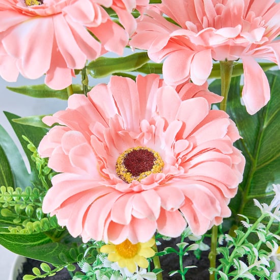 Gloria Scapes Artificial Chrysanthemum Flowers in Ceramic Pot