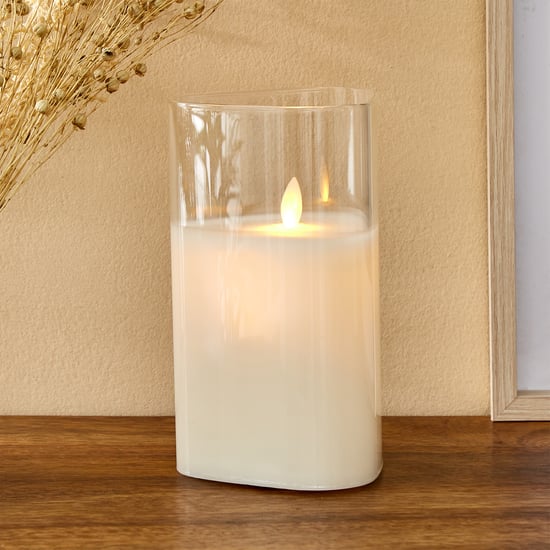 Pegasus Glass LED Candle Light