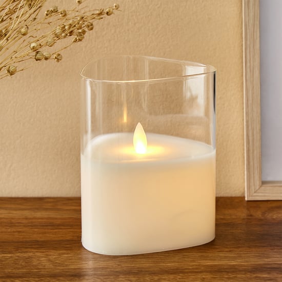 Pegasus Glass LED Candle Light