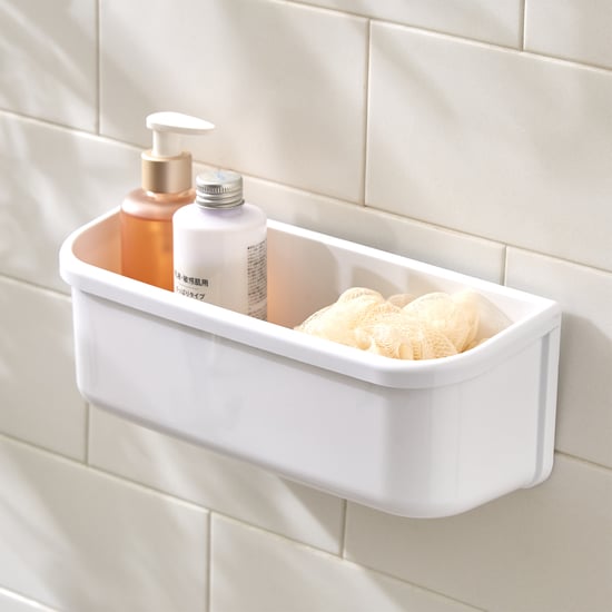 Orion Medallion Polypropylene Adhesive Bath Caddy