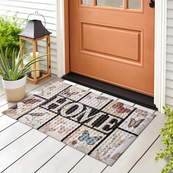 Corsica Eco Vogue Rubber Printed Anti-Slip Doormat - 60x40cm