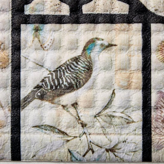 Corsica Eco Vogue Rubber Printed Anti-Slip Doormat - 60x40cm