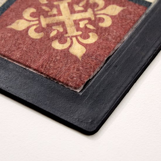 Corsica Eco Vogue Rubber Printed Anti-Slip Doormat - 60x40cm